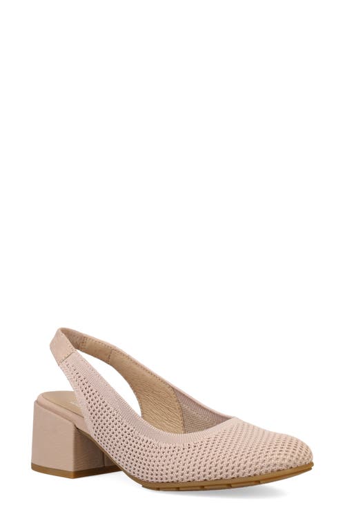 Shop Eileen Fisher Yarn Knit Slingback Pump In Blush