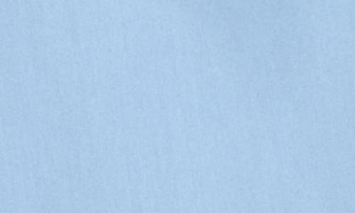 Mango Crop Button Front Shirt In Sky Blue