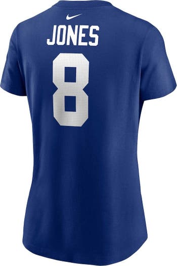 Women's Nike Daniel Jones Royal New York Giants Player Name