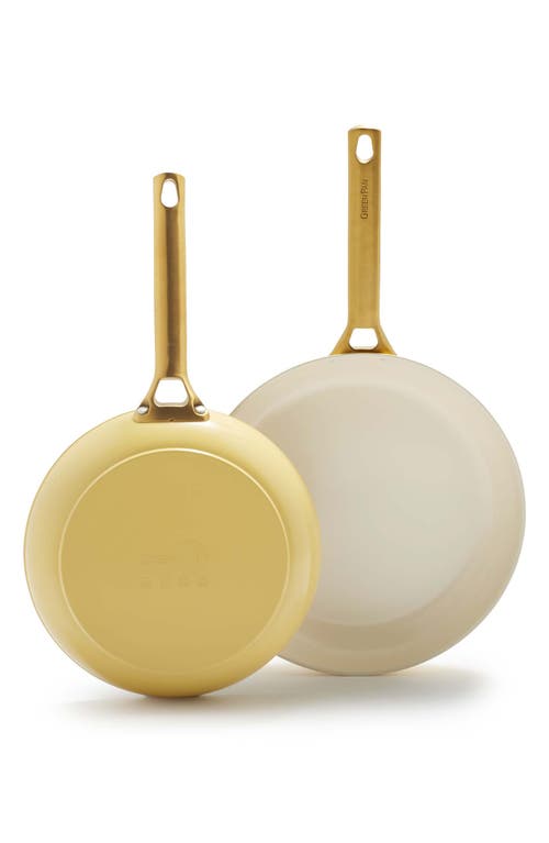 GreenPan Reserve Set of 2 Nonstick Frying Pans in Sunrise at Nordstrom