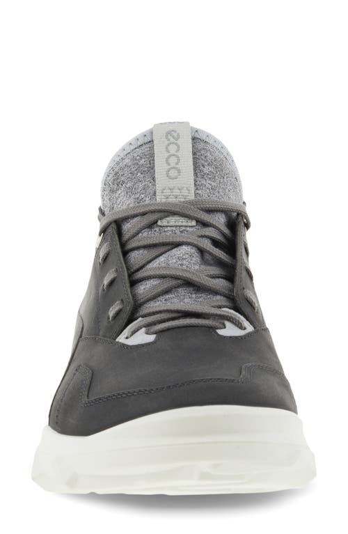 Shop Ecco Mx Lace-up Sneaker In Steel/concrete