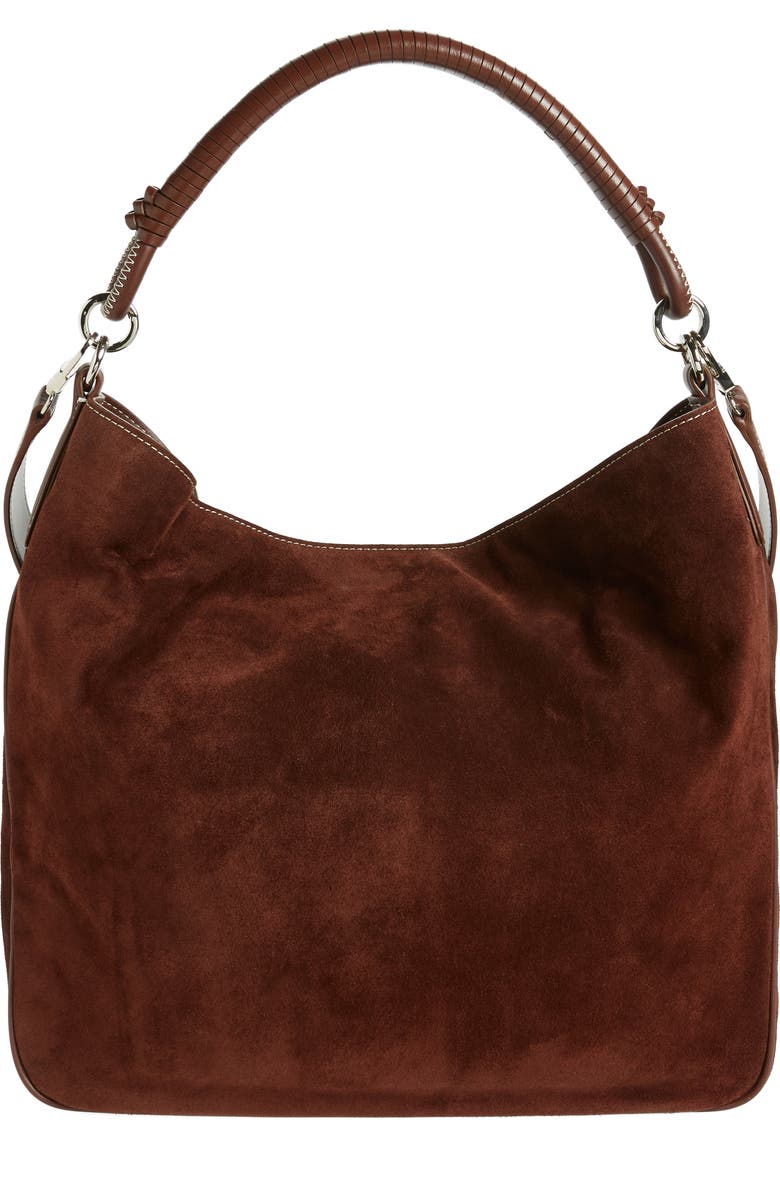 STAUD Perry Shoulder Bag, Main, color, Mahogany