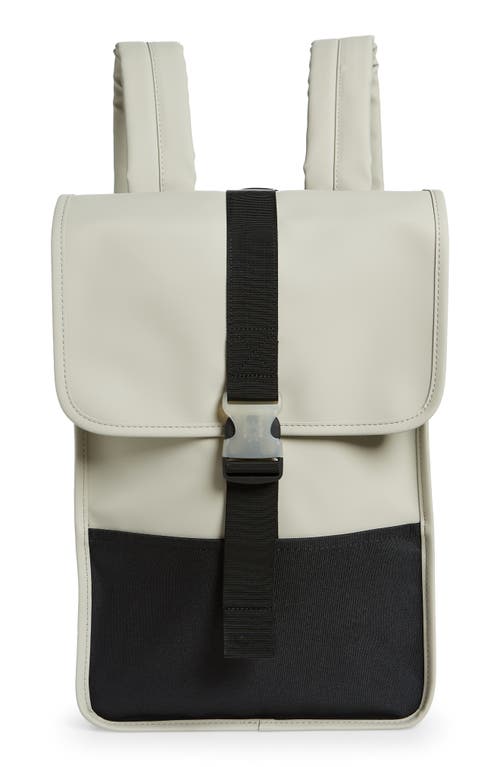 Rains Buckle Mini Backpack in 80 Cement