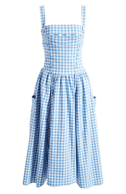HOUSE OF CB HOUSE OF CB VIVIEN MIDI SUNDRESS