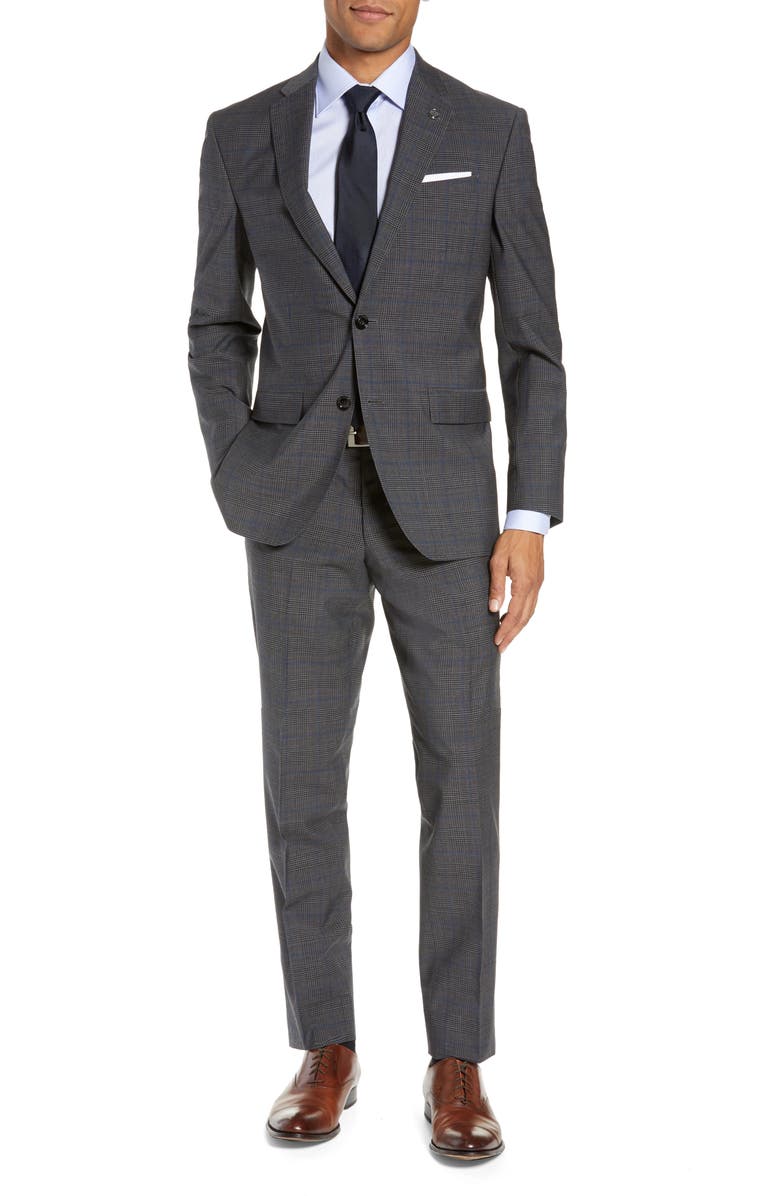 Ted Baker London Jay Trim Fit Plaid Wool Suit | Nordstrom