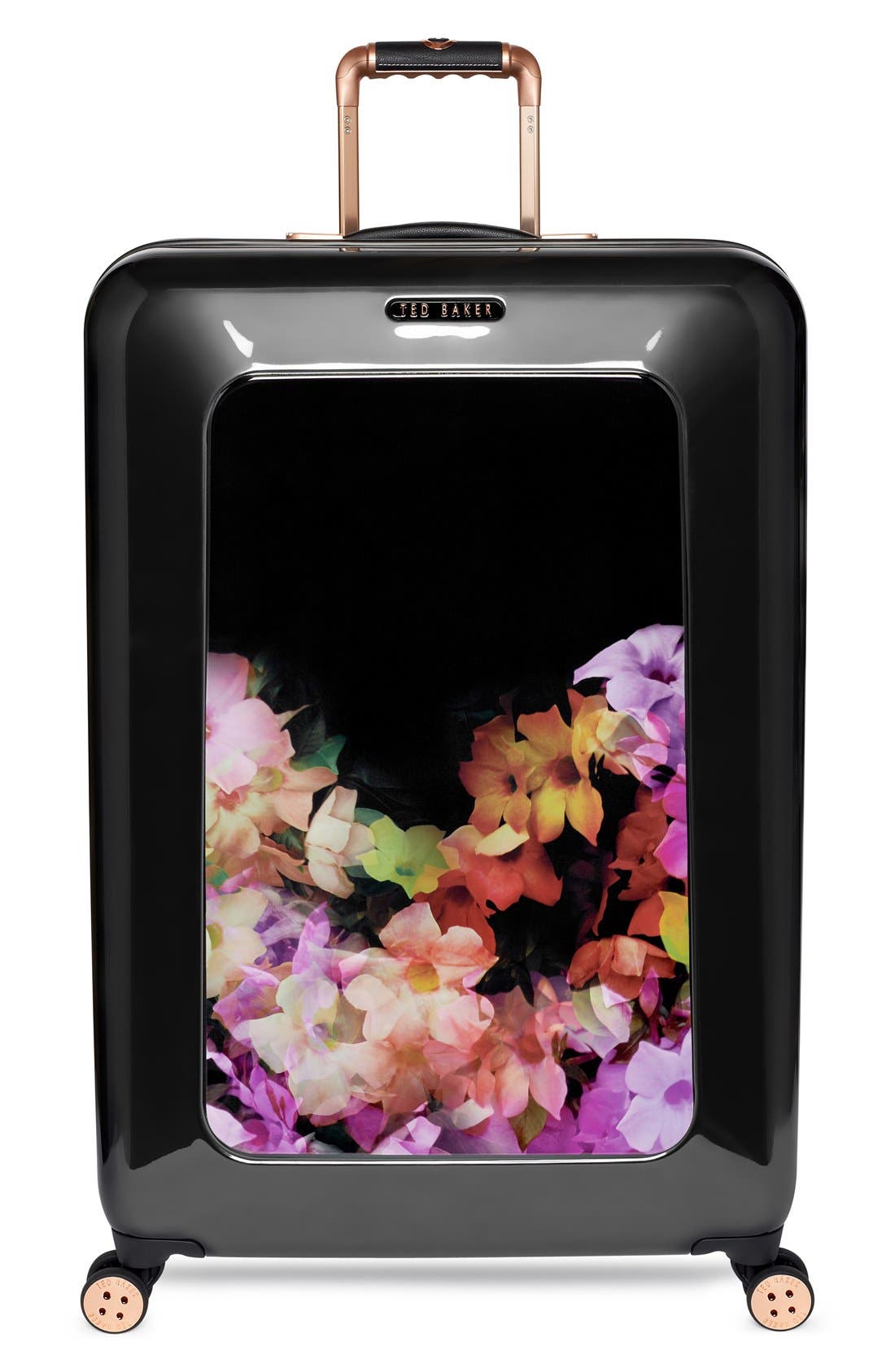 Ted Baker London 'Large Cascade Floral' Hard Shell Suitcase (32 Inch