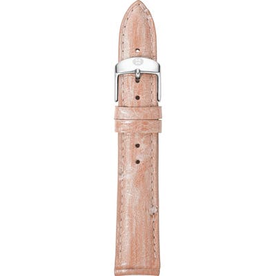 Michele 1m Ostrich Leather Watch Strap