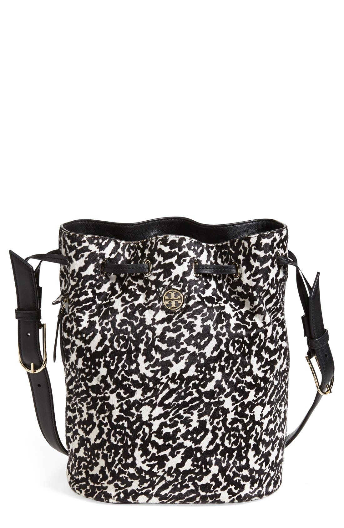 Tory Burch 'Brody' Calf Hair Bucket Bag Nordstrom