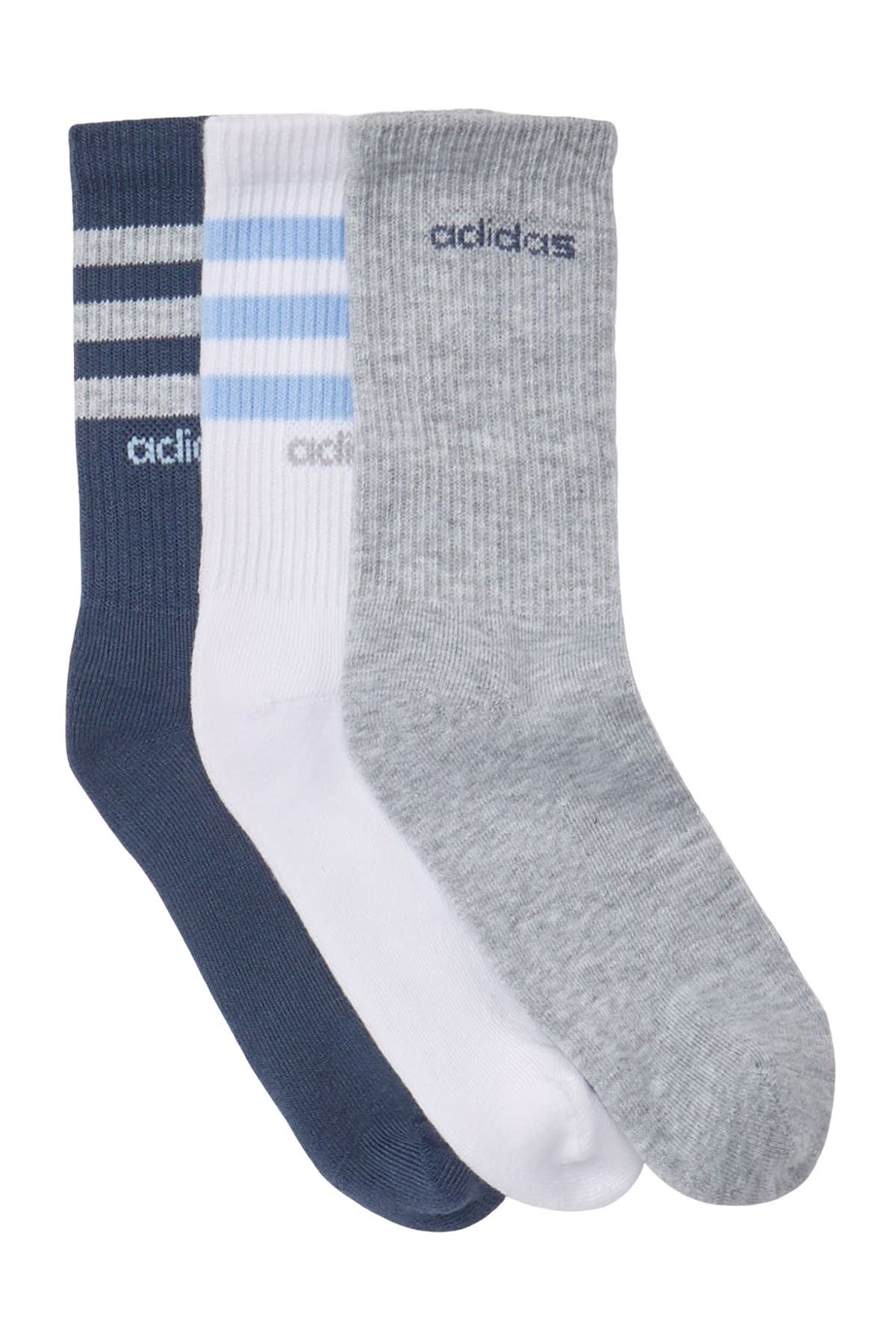 adidas | 3-Stripe Crew Socks - Pack of 