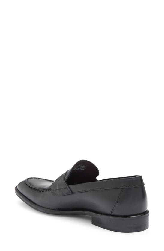 Shop Bruno Magli Seth Embossed Horsebit Loafer In Black