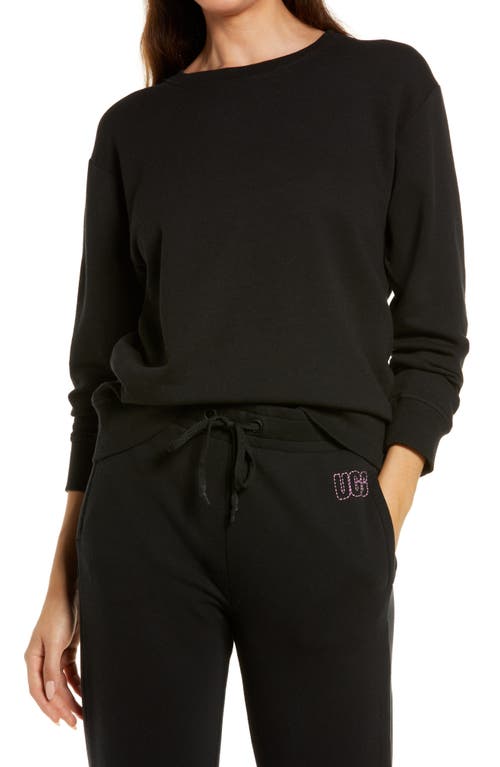 UGG(r) Denise Crewneck Sweatshirt in Black
