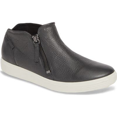 Ecco Soft 7 High Top Sneaker, Black
