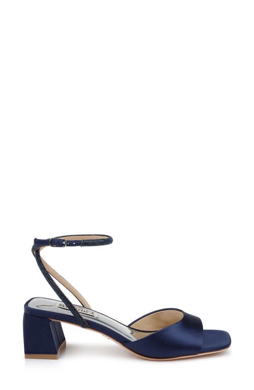 Badgley Mischka Infinity Ankle Strap Sandal In Midnight