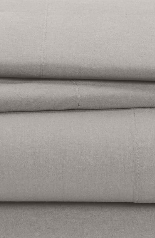 Shop Nordstrom At Home Percale Sheet Set In Grey Taupe