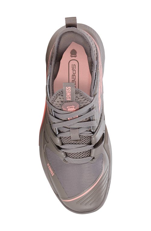 Shop K-swiss Speedtrac Sneaker In Grey/peach