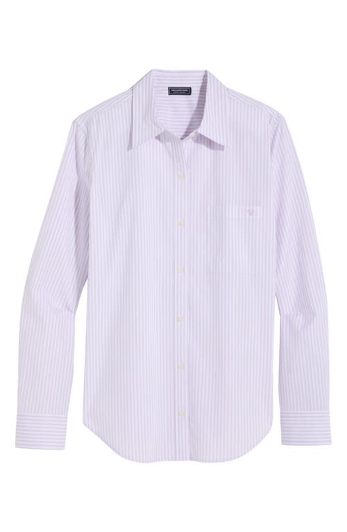 Shop Vineyard Vines Stretch Cotton Button-up Shirt In Vineyard Feeder Iris