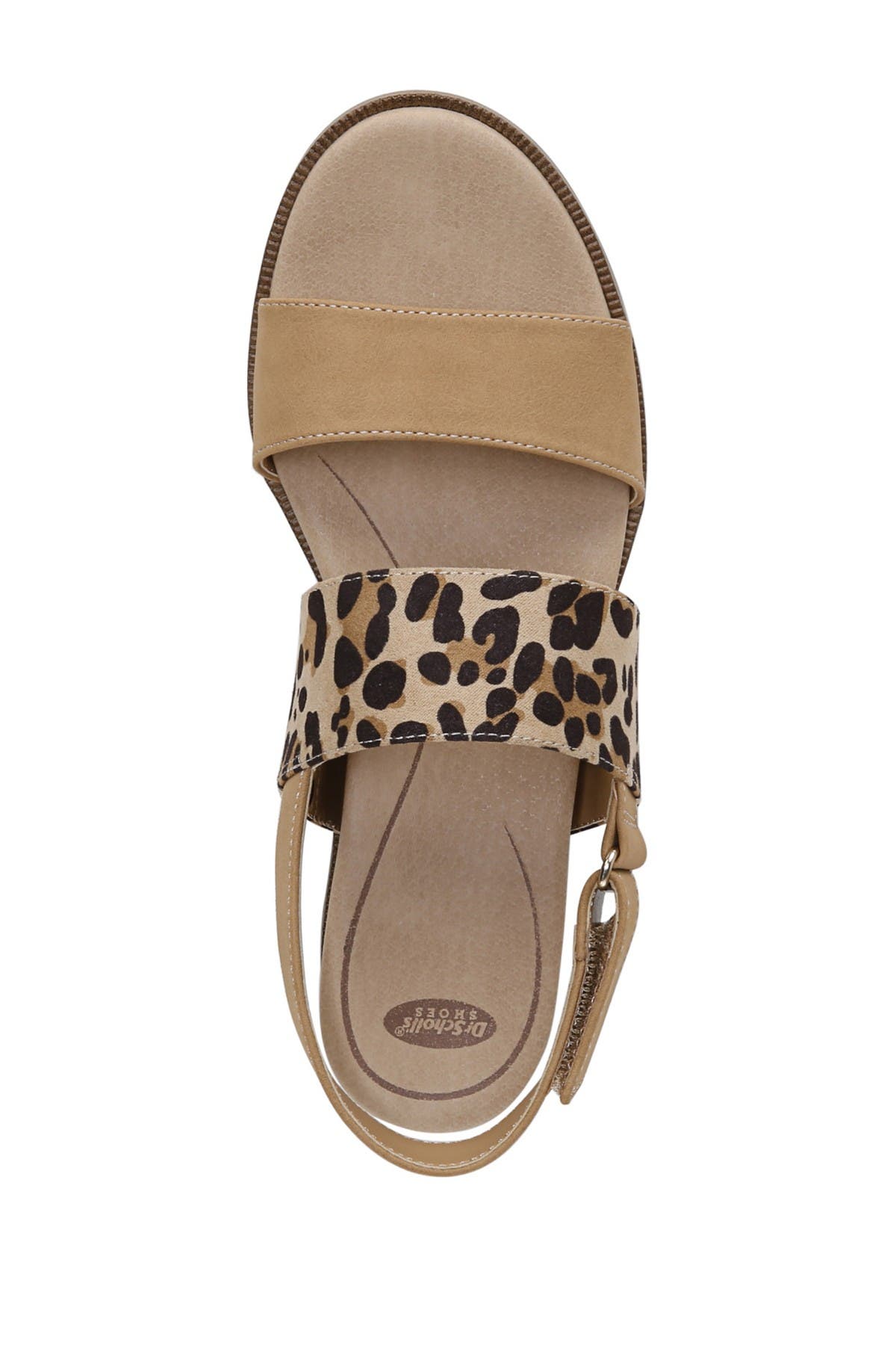 dr scholl's leopard wedge