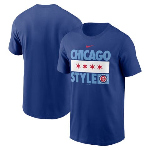 Blue Chicago Cubs 2022 City Connect Legend Performance T-shirt in