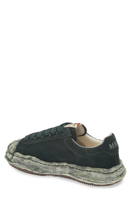 Shop Miharayasuhiro Maison Mihara Yasuhiro Blakey Original Sole Suede Sneaker In Green