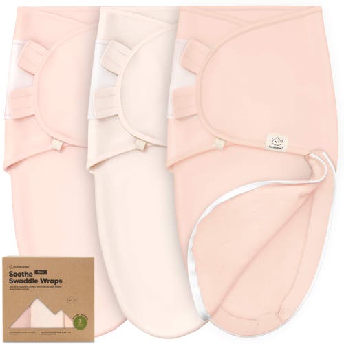 KeaBabies 3-Pack Soothe Zippy Swaddle Wrap in Angelic at Nordstrom, Size Medium
