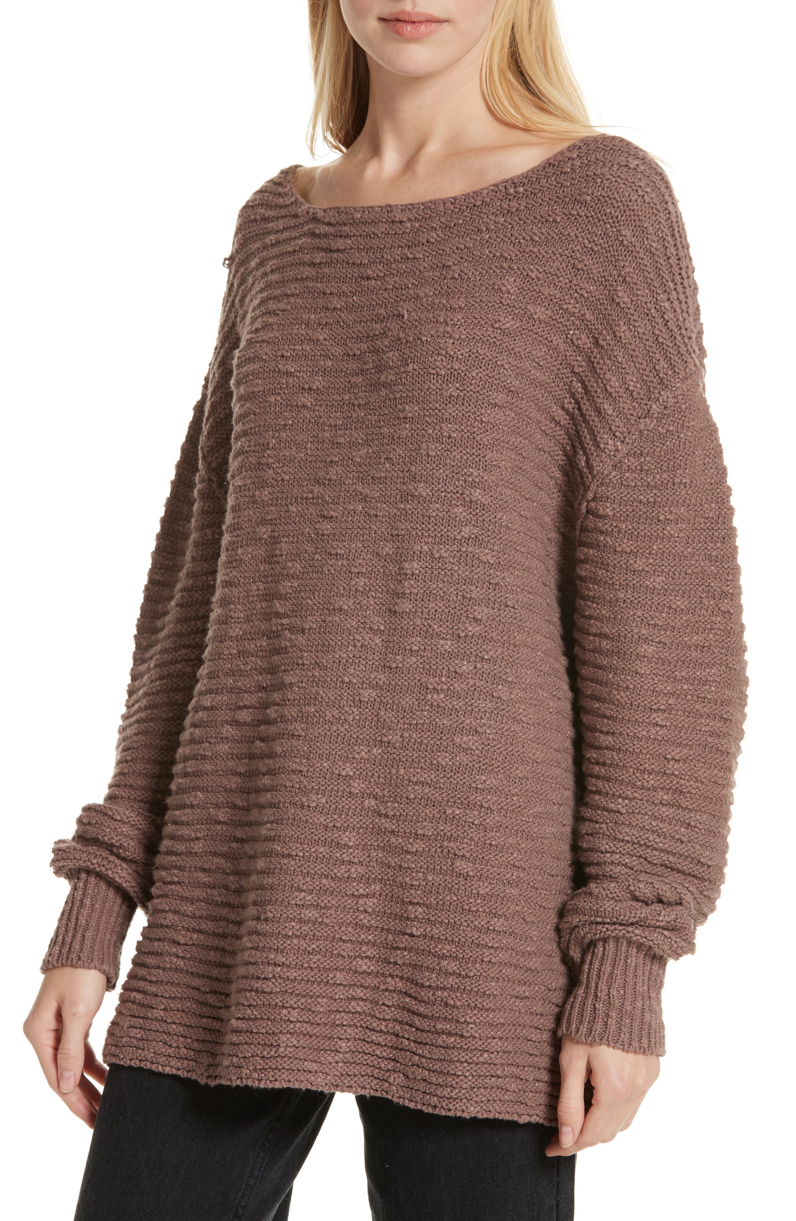 free people menace solid tunic sweater