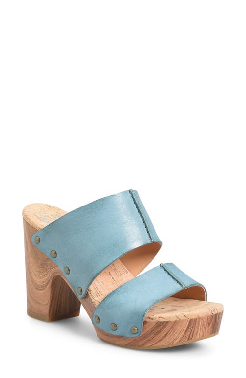 Kork-Ease Darra Slide Sandal in Turquoise F/G