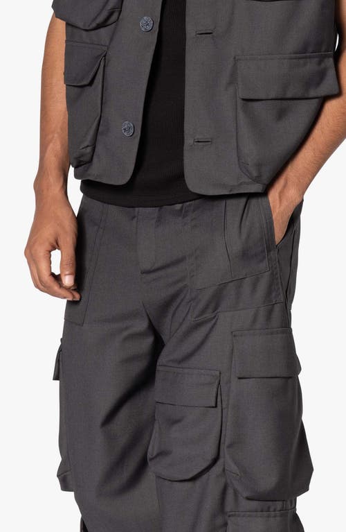 MNML MNML BONDED COTTON GABARDINE CARGO PANTS