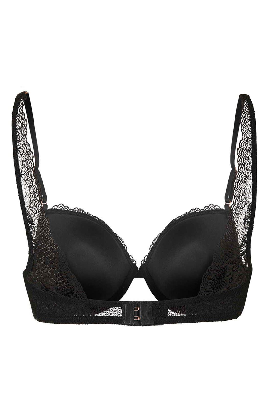 Topshop 'Lottie' Underwire Lace Plunge Bra | Nordstrom