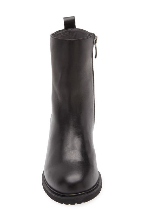 Chocolat Blu Nadi Bootie In Black Leather