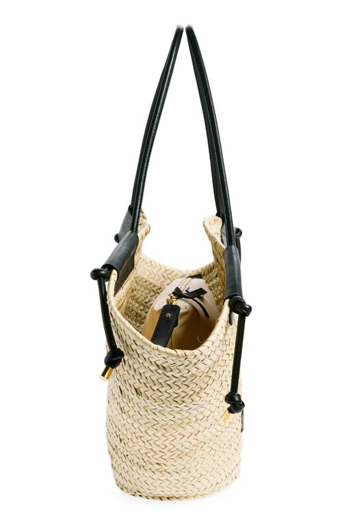 Shop Altuzarra Basket Straw Tote In Natural/black