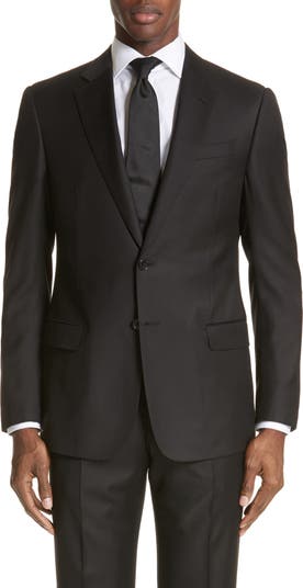 Emporio Armani Trim Fit Solid Wool Suit Nordstrom