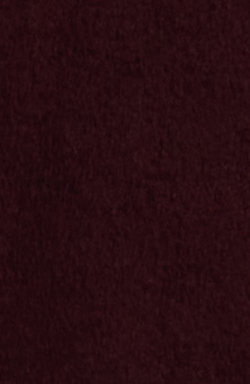 Michael Michael Kors Belted Wool Blend Coat In Merlot