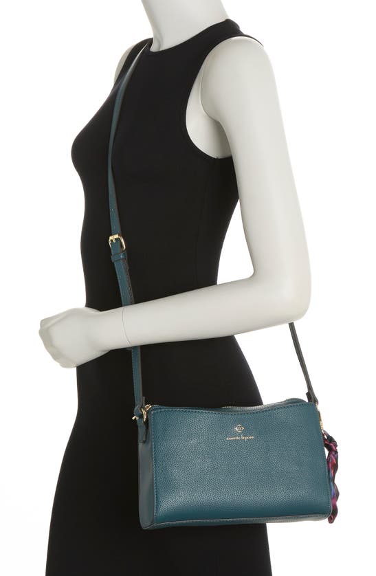 Nanette Lepore Lidia Crossbody With Scarf In Teal
