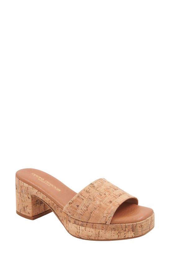 Shop Andre Assous Cypress Slide Sandal In Natural