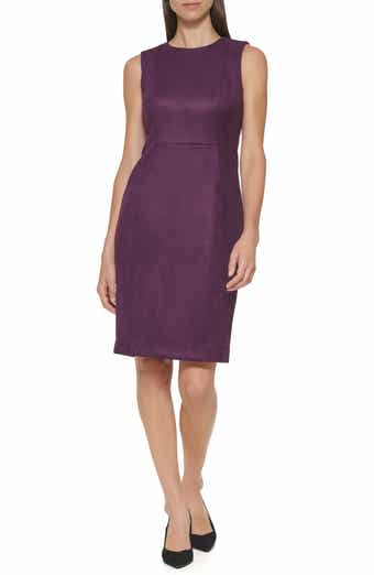 1.STATE Sleeveless Faux Suede Sheath Dress Nordstromrack