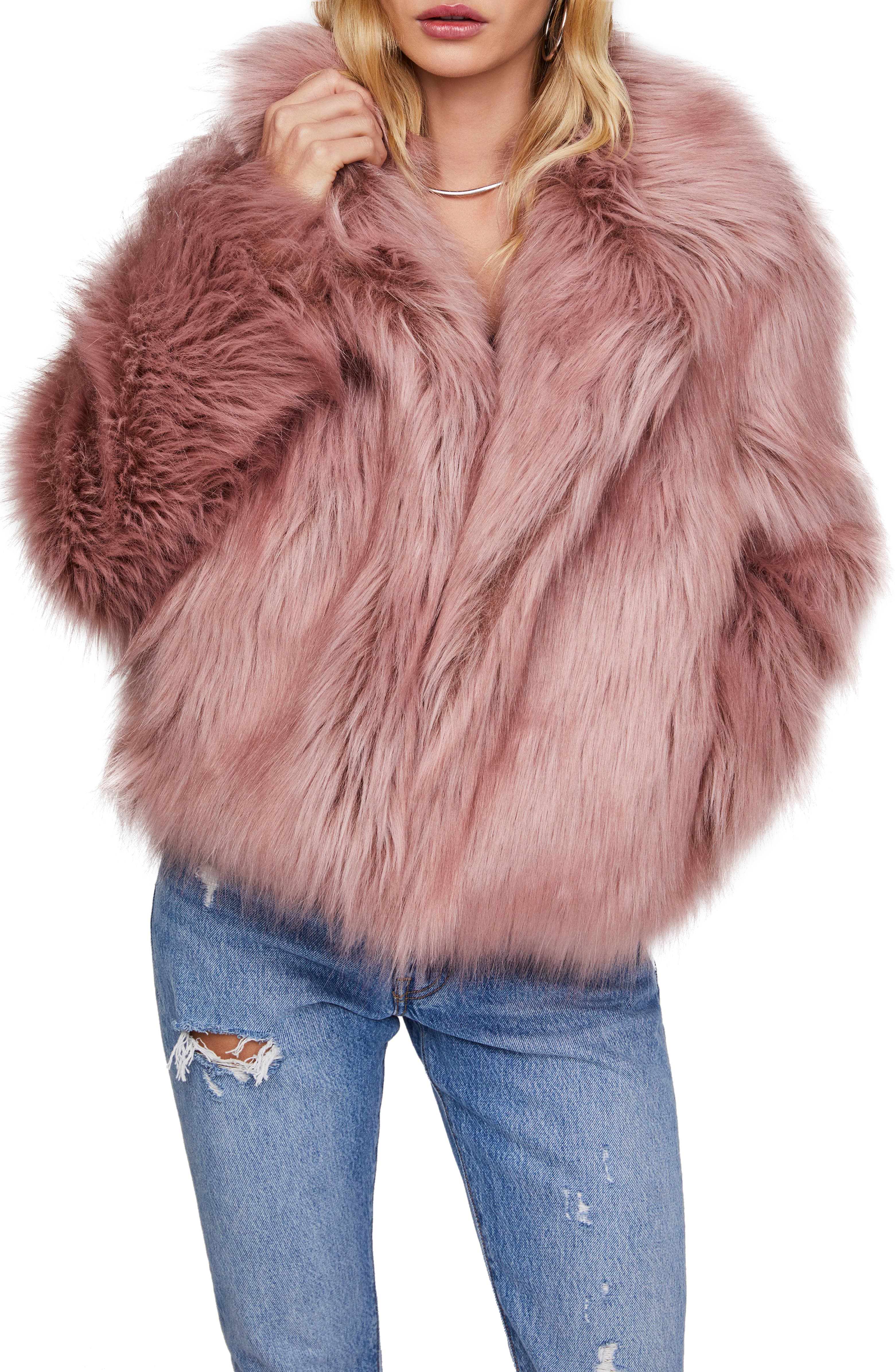 ASTR the Label Adair Faux Fur Jacket | Nordstrom