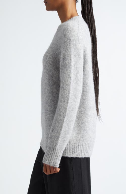 Vince Alpaca Blend Tunic Sweater In Silverstone