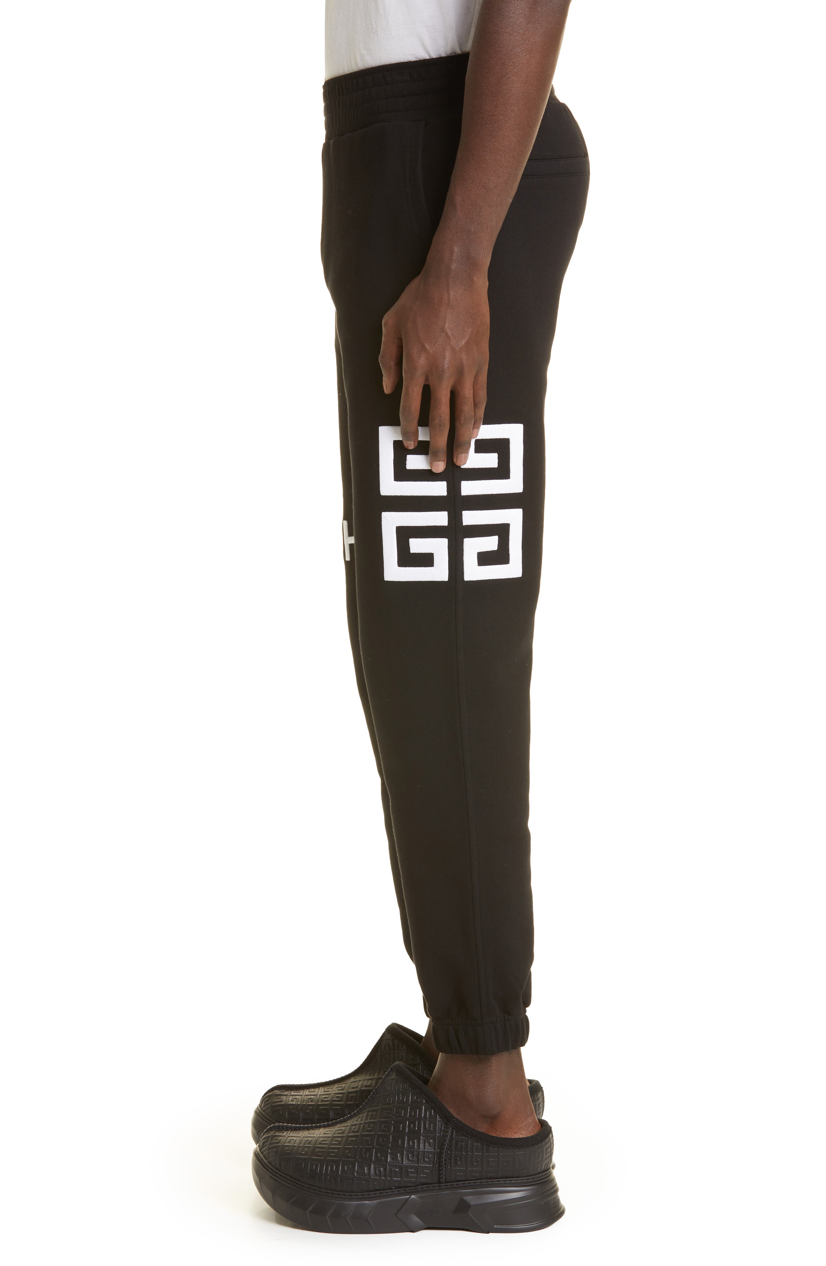 givenchy embroidered jogger pants