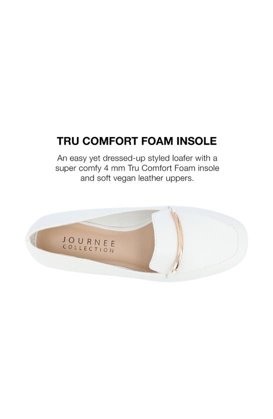 Shop Journee Collection Tru Comfort Foam Wrenn Flat In White
