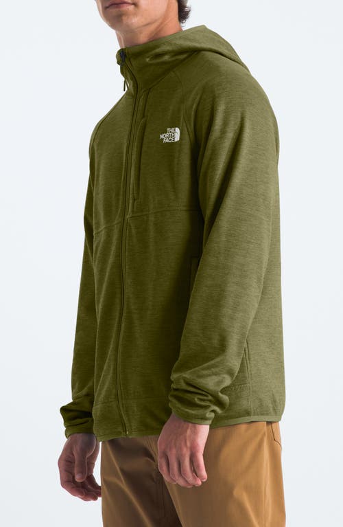 Shop The North Face Canyonlands Hooded Jacket In Forest Olive Heather