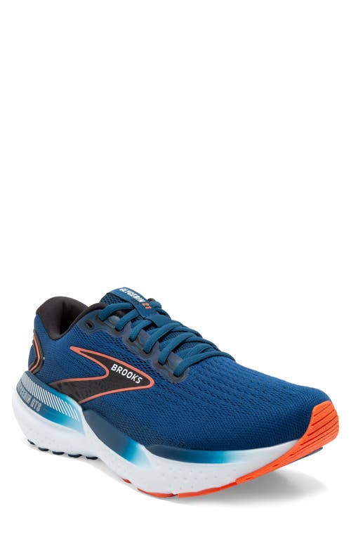 Glycerin GTS 21 Running Shoe in Blue Opal/Black/Nasturtium