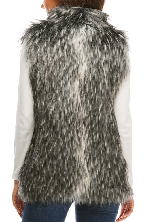 Shop Donna Salyers Fabulous-furs Donna Salyers Fabulous Furs Limited Edition Faux Fur Vest In Smokey Fox