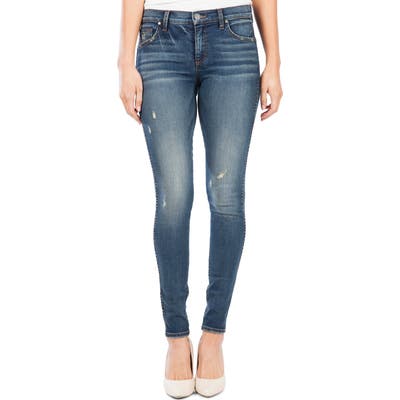 Kut From The Kloth Mia Fab Ab Distressed High Waist Skinny Jeans, Blue