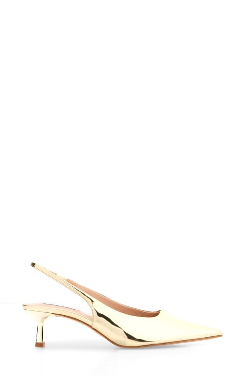Steve Madden Aliz Slingback Pump In Gold