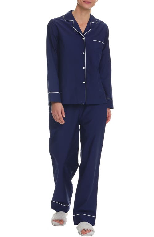 Mia Organic Cotton Pajamas in Navy