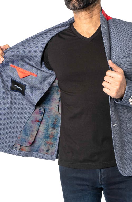 Shop Maceoo Descartes Unconstructed Thatch Blue Blazer