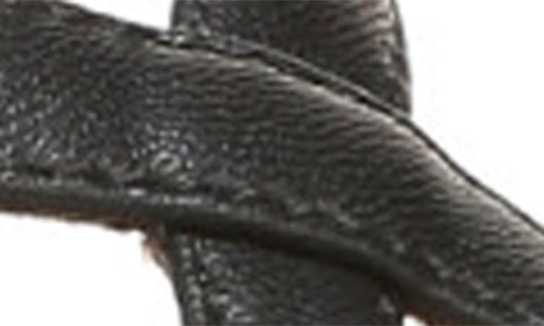 Natural Soul Solo Ankle Strap Sandal In Black Synthetic