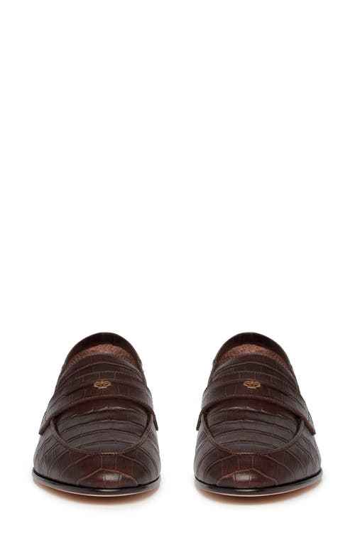 Paige Macall Penny Loafer In Chocolate