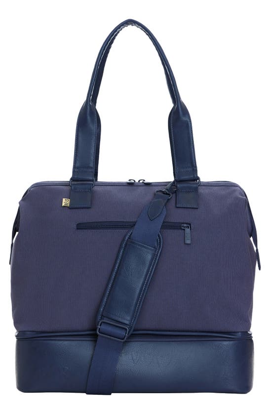 Shop Beis The Convertible Mini Weekend Travel Bag In Navy