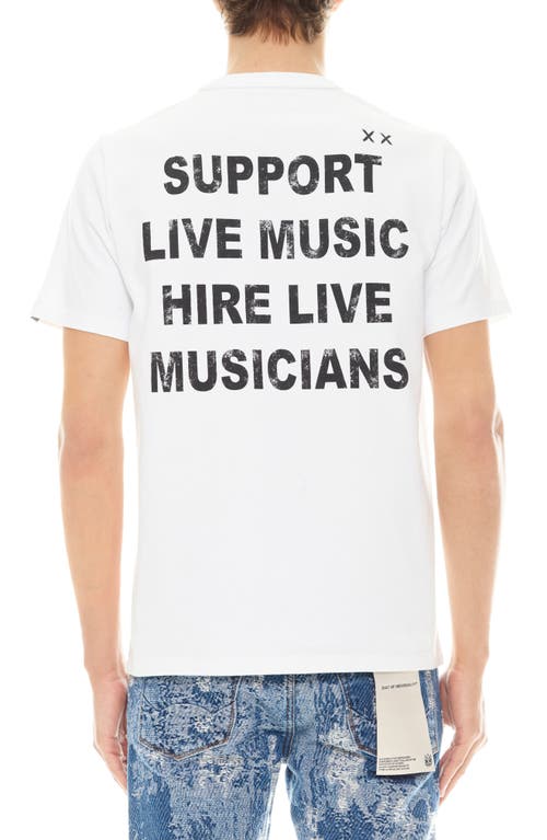 Shop Cult Of Individuality Music Graphic T-shirt In White